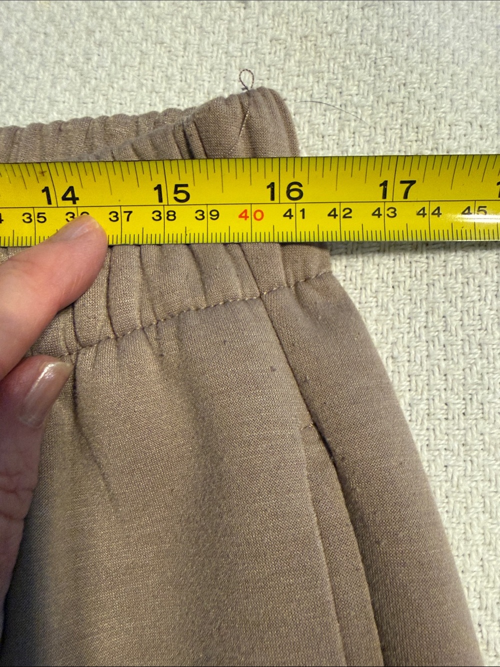 Women's Cozy Taupe Set - Soft Lounge Top & Elastic Waist Pants - Picture 8 of 9